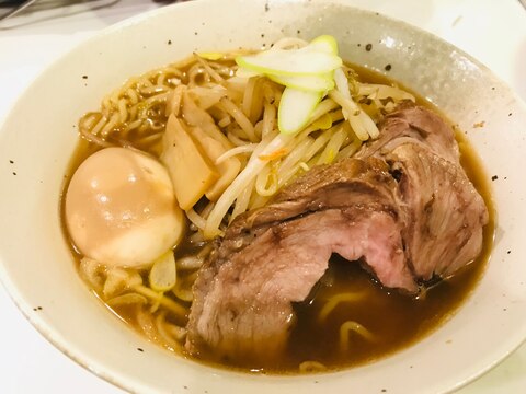 kimuパパのチャーシューと醤油ラーメン